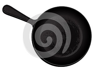 Cast-iron frying pan