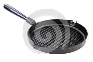 Cast iron grill pan