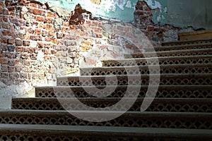 Cast-iron openwork stairs