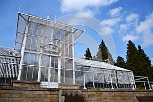 Cast-iron palm greenhouse in Lany, Czech Republic