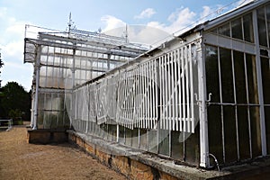 Cast-iron palm greenhouse in Lany, Czech Republic