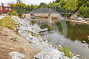 Cast-iron pedestrian bridge. Beloretsk