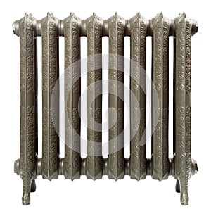 A cast iron radiator