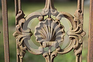 Cast Iron Shell Detail