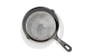 A cast-iron skillet. frying pan