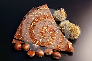 Castagnaccio - chestnuts cake