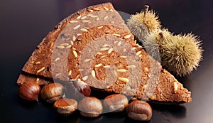 Castagnaccio - chestnuts cake