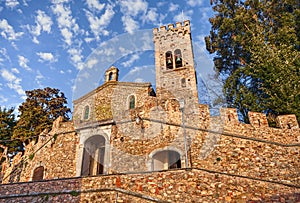 Castagneto Carducci, Leghorn, Tuscany, Italy: ancient church of photo