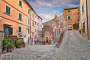 Castagneto Carducci, Leghorn, Tuscany, Italy: picturesque corner photo