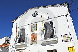 Town Hall in Castano del Robledo, province of Huelva, Spain photo