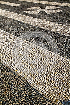 In castano primo street of a curch and marble