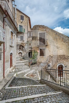 Castel del Monte, L`Aquila Province, Abruzzo Italy.