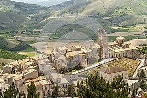 Castel del Monte, panoramic view photo