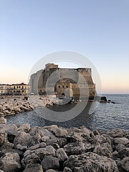 Castel dell`Ovo, lungomare di Napoli