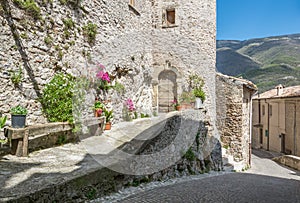 Castel di Tora, comune in the Province of Rieti in the Italian region Latium. photo