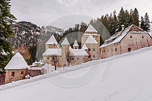 Castel Gardena in the Dolomites