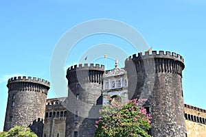 Castel Nuovo, also called Maschio Angioino in Naples, Italy photo