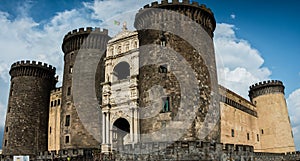 Castel-Nuovo fortress in Naples, Italy