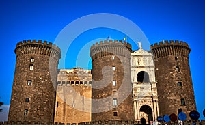 Castel Nuovo Medieval castle Naples Italy