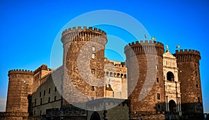 Castel Nuovo Medieval castle Naples Italy