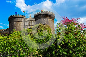 Castel Nuovo a medieval castle in naples Italy