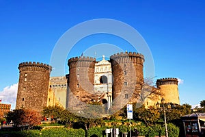 Castel Nuovo (English: "New Castle"), often called Maschio Angioino, Naples, Campania, Italy photo