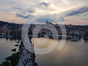 Prague sunset