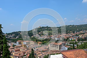 Castel San Pietro in the hill in the city of Verona, Italy.