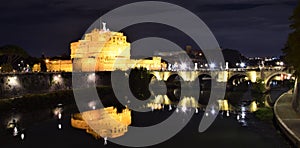 Castel Sant`Angelo in the night