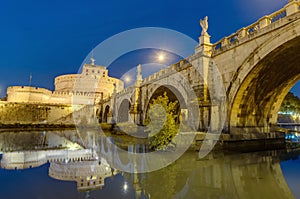 Castel Sant Angelo in Parco Adriano, Rome, Italy photo