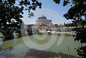 Castel Sant`Angelo, reflection, sky, water, tourist attraction