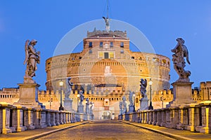 Castel Santangelo in Rome, Italy