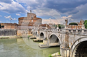 Castel Sant Angelo in Rome, Italy