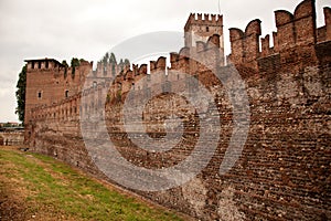 Castel Vecchio battlements photo