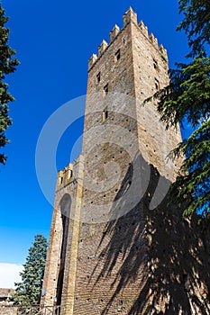 Castell Arquato in north Italy photo