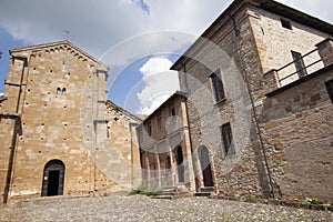 Castell`Arquato Piacenza Italy historic center