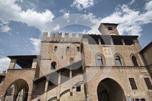 Castell`Arquato Piacenza, Italy, historic city