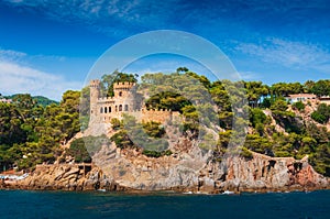 Castell d`en Plaja at Lloret de Mar