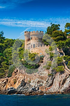 Castell d`en Plaja at Lloret de Mar