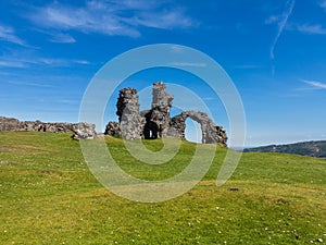 Castell Dinas Bran above Llangollen Wales photo