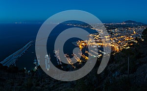 Castellammare del Golfo sea bay, Sicily, Italy