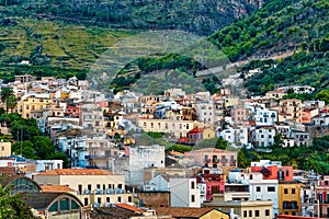 Castellammare Trapani Sicily cityscape old village or town