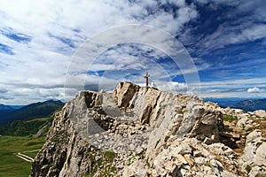 Castellazzo mount and Rolle pass