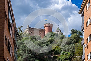 Castelldefels castle in Barcelona, Spain