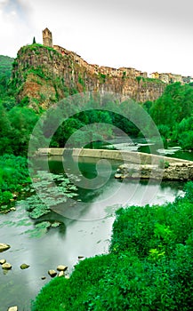 Castellfullit de la roca, Spanish town in the province of Gerona