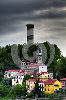 Castellino Tanaro, a small village in Italy.