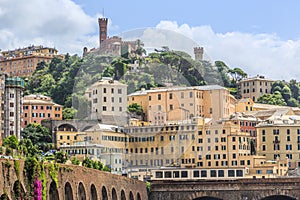 Castello d`Albertis castle in Genoa