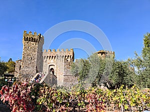 Castello Di Amorosa castle in Napa Valley photo