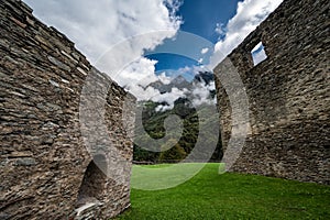 Castello di Mesocco, GraubÃÂ¼nden, Switzerland photo