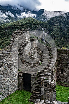 Castello di Mesocco, GraubÃ¼nden, Switzerland